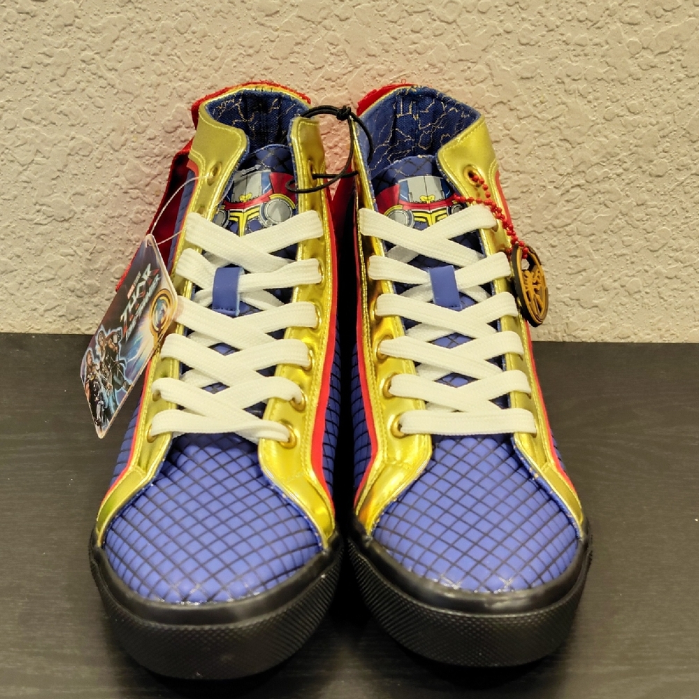 Colorful Adult High-Top Sneakers